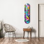 Wallity Pintura Decorativa Graffiti Abstract de Vidrio Templado 20 x 80 cm